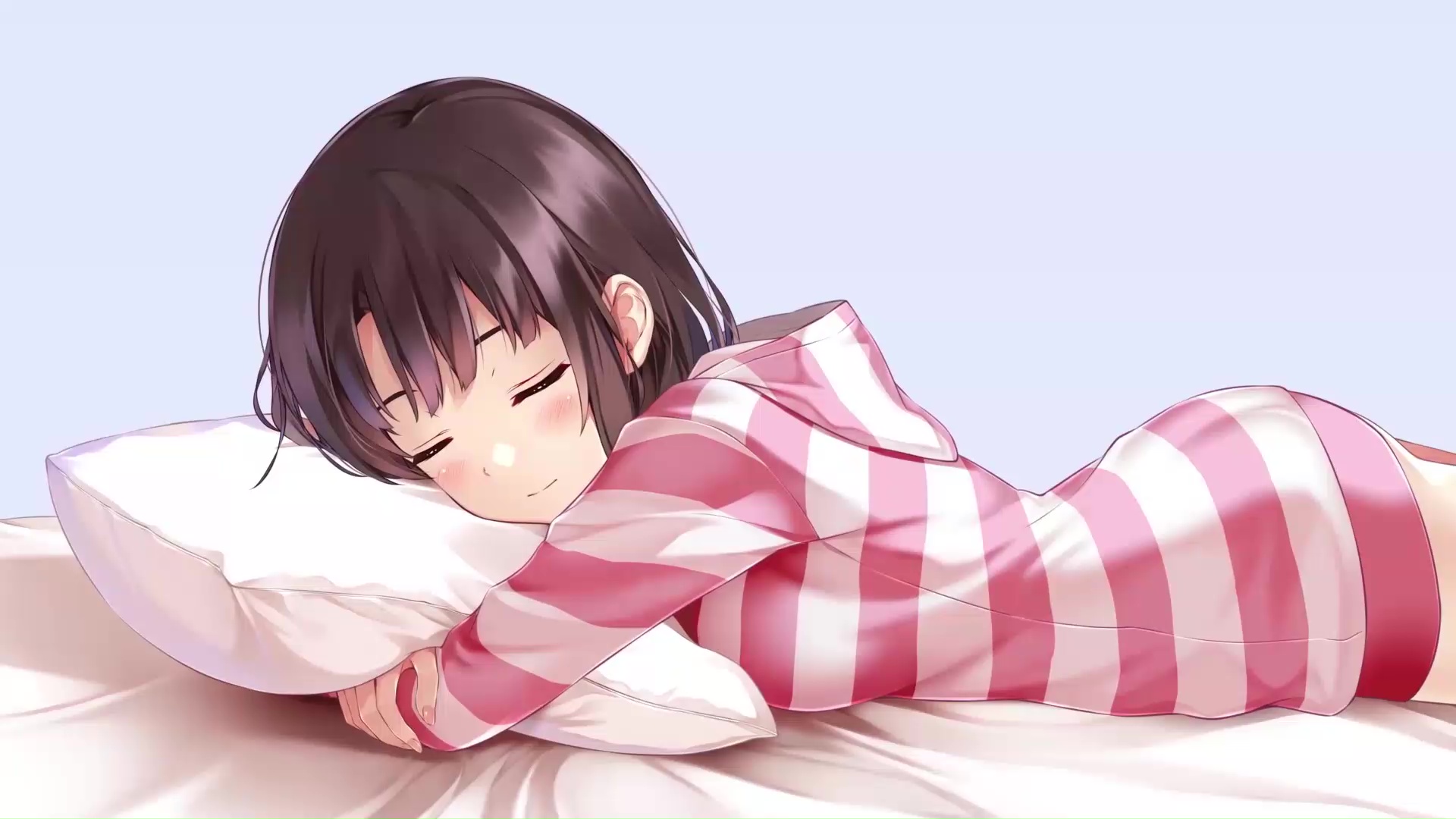 pretty anime girl sleeping, manga style illustration generative ai 23913550  Stock Photo at Vecteezy