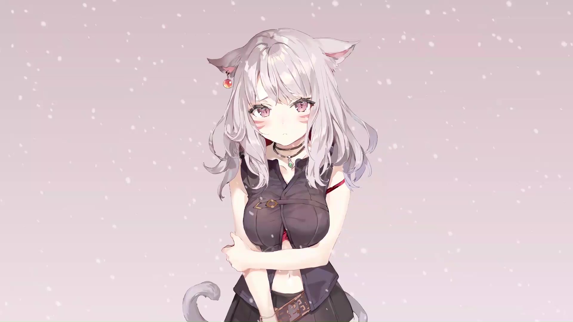 Anime Girl Cat Ears, HD Png Download - vhv