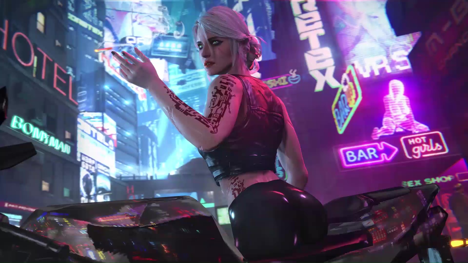 cyberpunk girl 2077 live wallpaper｜TikTok Search