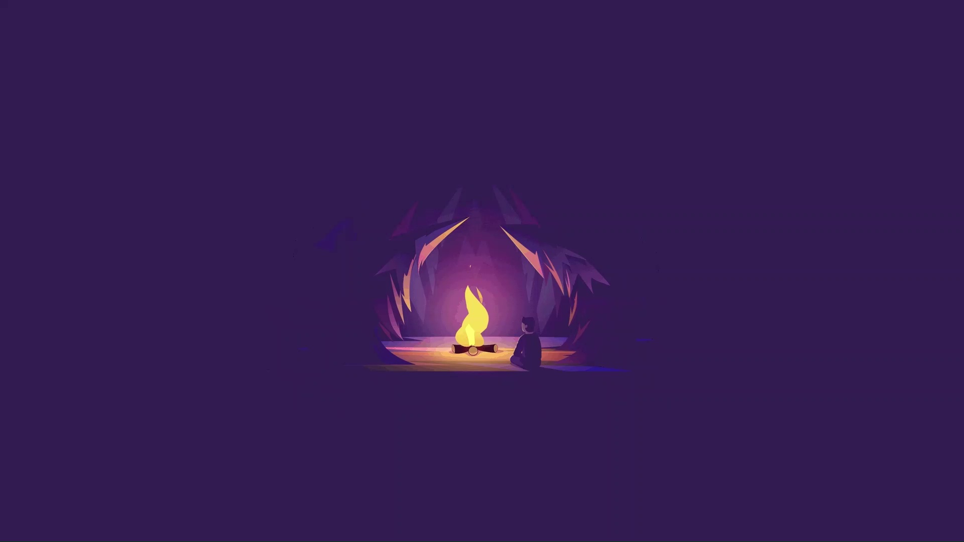 Peaceful Campfire Live Wallpaper - WallpaperWaifu