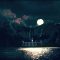 Moonlight Lake Night Live Wallpaper