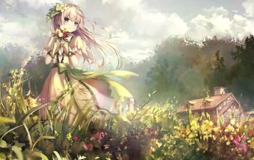 Anime-Cute-Girl-Flowers-Thumb