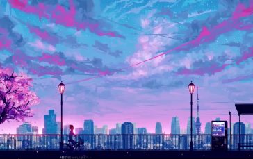 Blue-And-Pink-Sky-City-Thumb