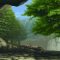 Pixel Forest Waterfall Live Wallpaper
