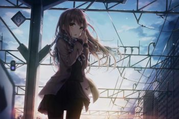 Anime-girl-railway-station-in-the-snow-thumb