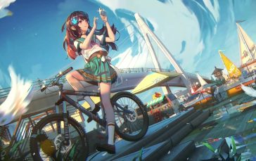 Anime-school-girl-on-bicycle-thumb