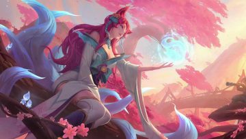 Spirit Blossom Riven League Of Legends Live Wallpaper - WallpaperWaifu