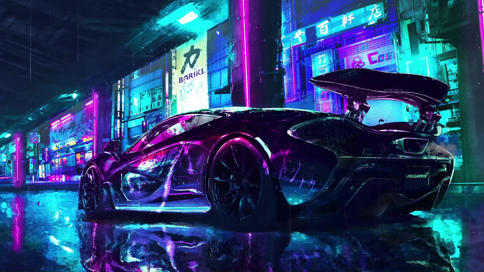 Sci-Fi Futuristic Cyberpunk Neon City Street Panoramic Scenic Art  Illustration. Science Fiction Future Cyber Punk Cityscape Background. CG  Digital Painting AI Neural Network Generated Art Wallpaper Stock Photo,  Picture and Royalty Free