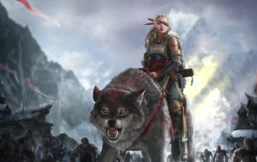 Viking-girl-warrior-riding-the-wolf-thumb