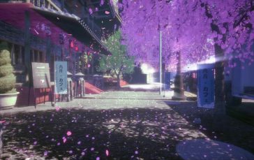 Japanese-street-lined-with-cherry-blossoms-thumb