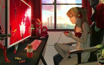 Asuka-langley-sohryu-playing-video-games-thumb