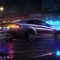 BMW M4 Night Rain Need For Speed Live Wallpaper