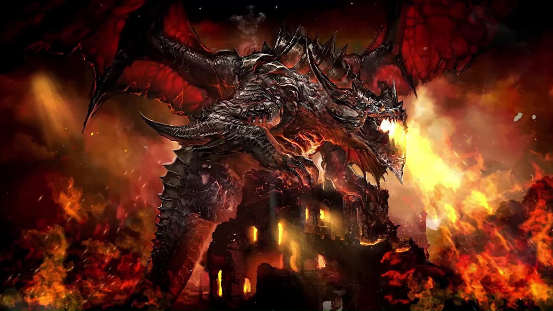 Deathwing The Destroyer World Of Warcraft Live Wallpaper - WallpaperWaifu