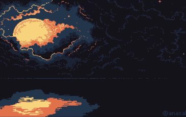 Sunset-over-river-in-the-evening-pixel-thumb