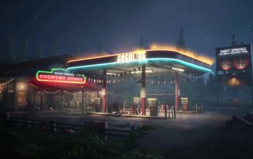 Country-store-and-gas-station-at-night-thumb