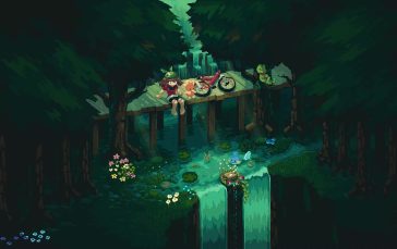 May-sitting-near-waterfall-pokemon-emerald-pixel-thumb