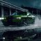 Green Dodge Challenger SRT In The Rain Live Wallpaper