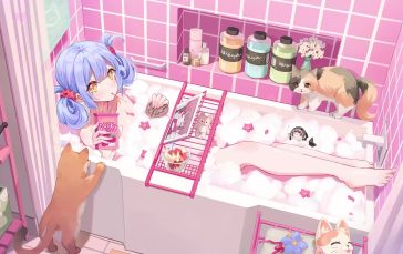 Azusa-in-bath-virtual-youtuber-thumb