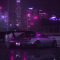 Mazda RX-7 Night City Rain Live Wallpaper