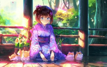 Anime-girl-in-kimono-with-hamsters-thumb