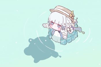 Chibi Ayaka Swimming Genshin Impact thumb