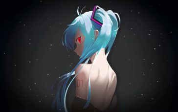 Hatsune Miku Sideways Glance thumb