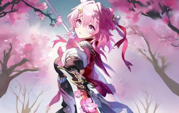 March 7th Cherry Blossom Honkai Star Rail thumb