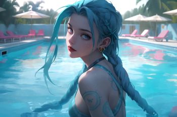 Pool Party with Jinx League of Legends thumb