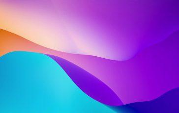 Blue Purple Waves Shapes Gradient thumb