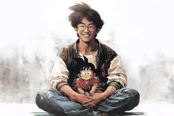 Akira Toriyama And Kid Goku Tribute thumb