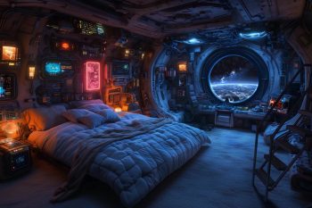 Bedroom in Space thumb