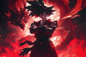 Goku Red Aura Power Dragon Ball thumb