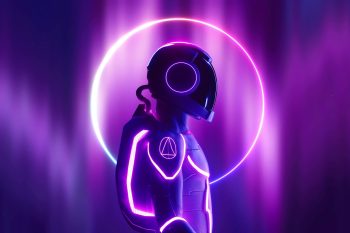 Neon Halo Astronaut thumb