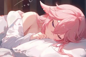Yae Miko Sleeping Genshin Impact thumb