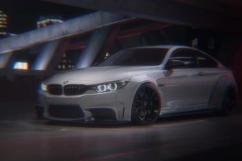 BMW M4 White Flashing Lights thumb