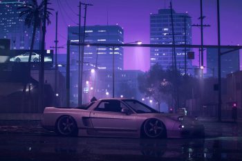 Honda NSX Rainy Night Need For Speed thumb