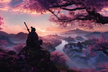 Samurai Cherry Blossom Meditation thumb