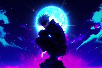 Gojo Full Moon Jujutsu Kaisen thumb