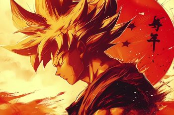 Goku with the Dragon Ball thumb