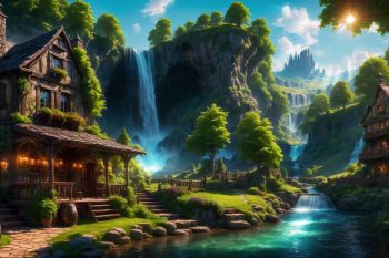 Fantasy Mountain Village thumb
