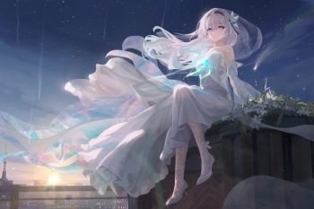 Firefly White Dress Honkai Star Rail thumb