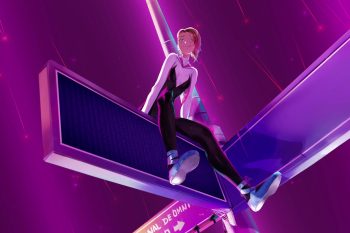 Gwen Stacy sitting on Street Sign thumb