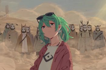 Hatsune Miku on the Sand Planet