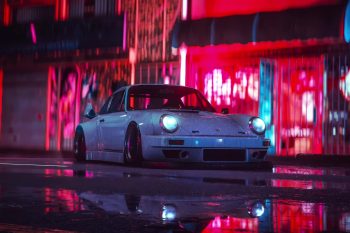 Retro Porsche 911 City Rain thumb
