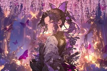 Shinobu Kocho Wisteria Garden Kimetsu no Yaiba thumb