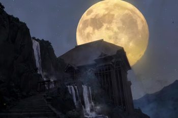 Temple Under the Full Moon thumb